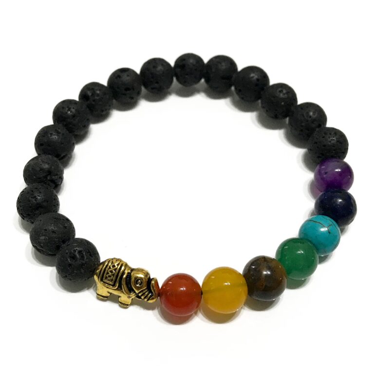 Lava-Stone-Bracelet-Elephant-Chakra