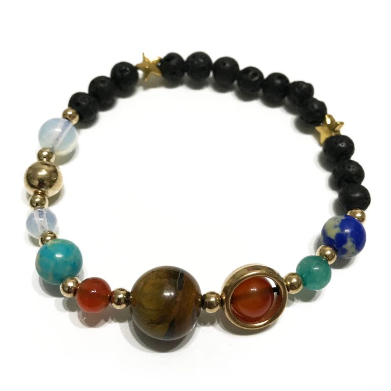 Lava-Stone-Bracelet-Gold-Solar-System