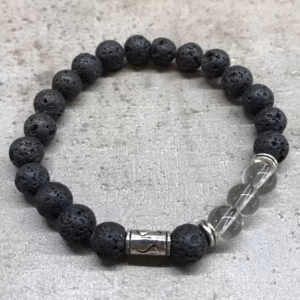 Lava - Steinarmband - Stammes Steinquarz