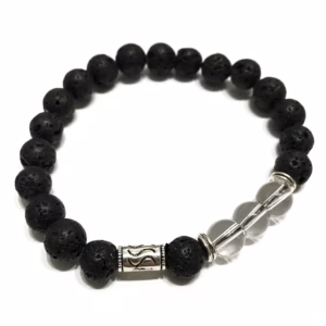 Armbånd Av Lavastein - Tribal Rock Quartz