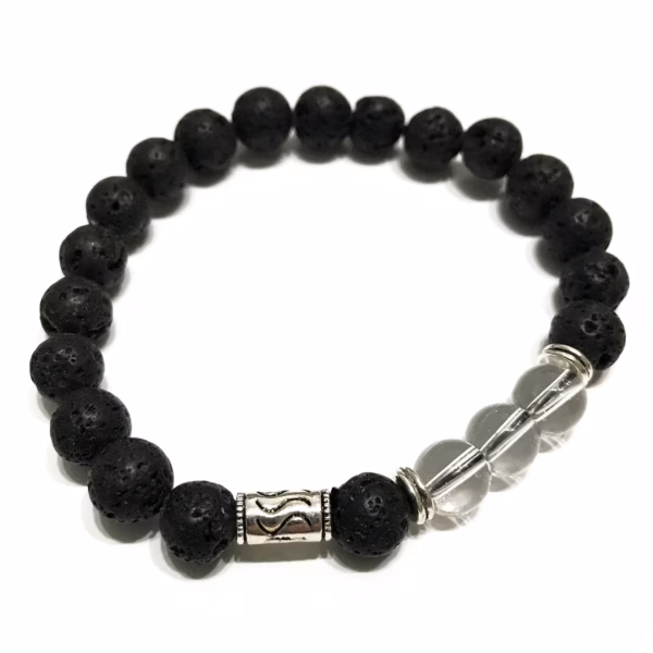 Armbånd Av Lavastein - Tribal Rock Quartz