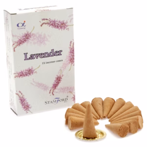 Røkelseskjegler med Lavendel