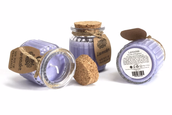 Lavendel Soy Pot Of Duftlys - Bilde 5