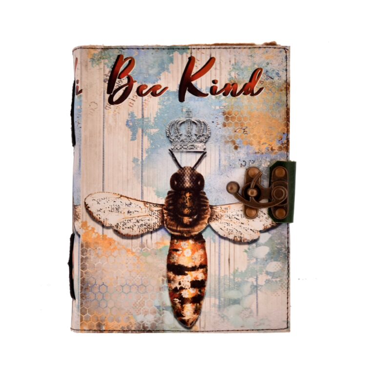 Leather-Bee-Kind-Deckle-edge-Notebook-7x5