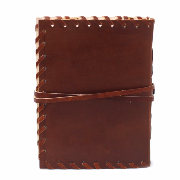 Carnet En Cuir Recueil De Pensées Avec Étui (6x4") – Image 6