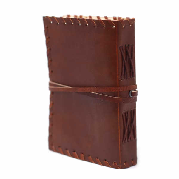 Carnet En Cuir Recueil De Pensées Avec Étui (6x4") – Image 7