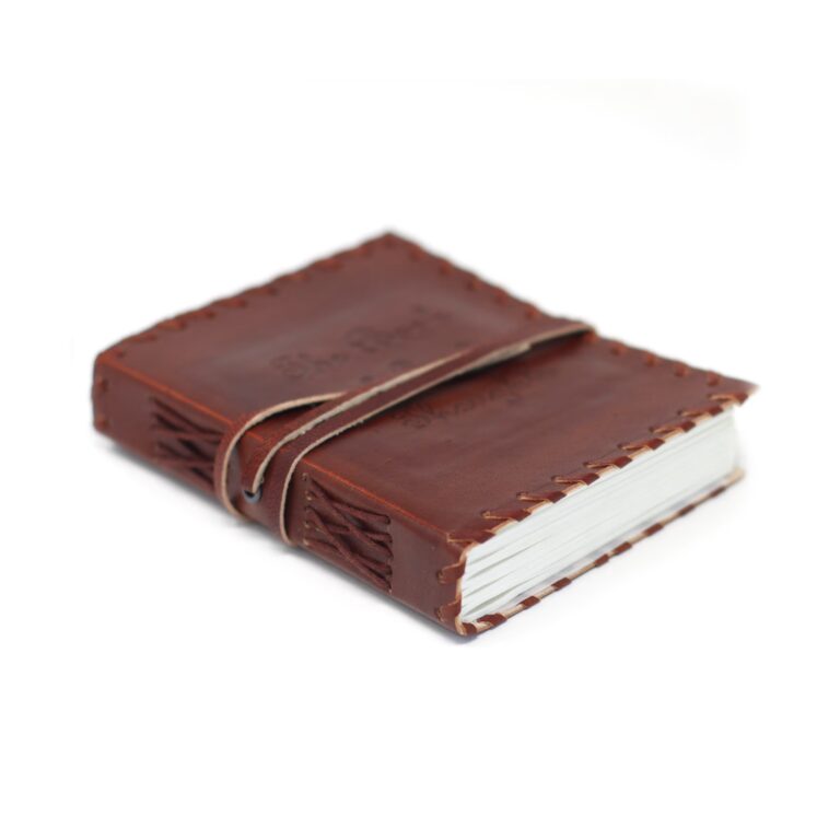 Leather-Book-of-Thoughts-with-Wrap-Notebook-15x10