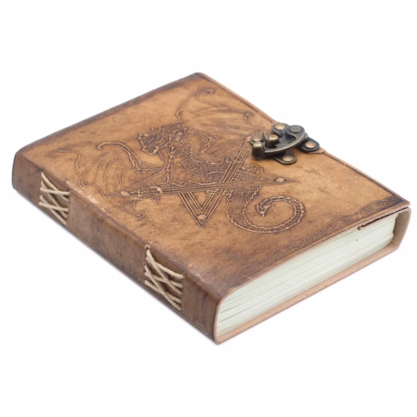 Dragon Notebook I Lær (20x15 cm) - Bilde 12