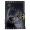 Dagbok Notisbok Notisblok Lær - Vanlig Papir - Journey (7x5") - Mørk Brunfarge - Bilde 2