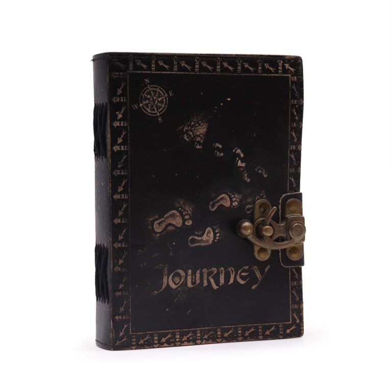 Leather-Journel-Plain-Paper-Journey-7x5-Dark-Tan