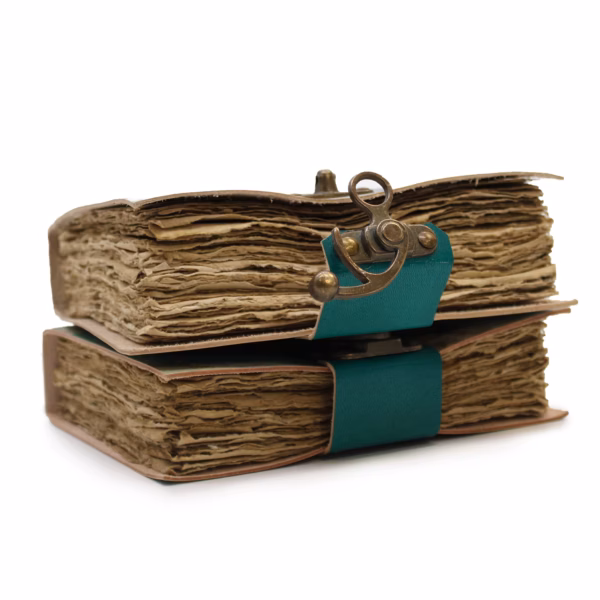Carnet En Cuir &Quot;Never Hide Your Wings&Quot; Bords Déchiquetés – Image 4