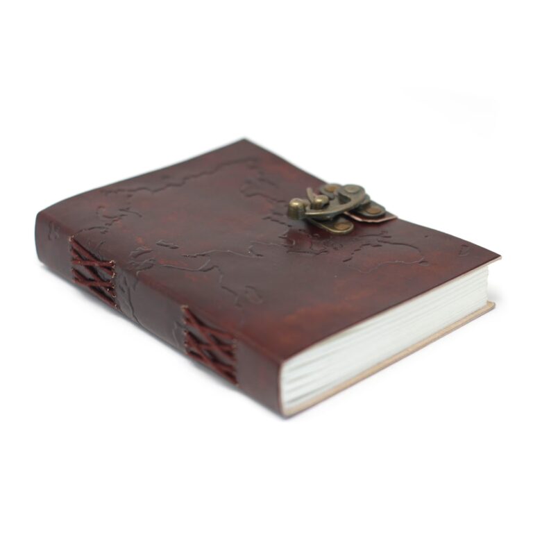 Leather-World-Map-Stitching-Notebook-18x13-cm