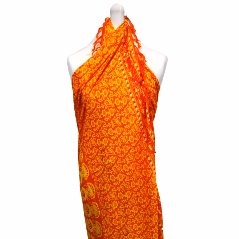 Lime-Orange-Mandela-Sarong