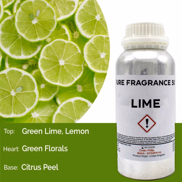 Lime Pure Fragrance Oil - 500Ml
