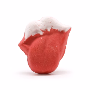 Lips Bathbomb 60g - Hindbær & Granatæble
