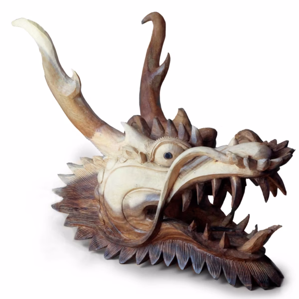 Sculpture De Tête De Dragon Grandeur Nature - 30 Cm – Image 5