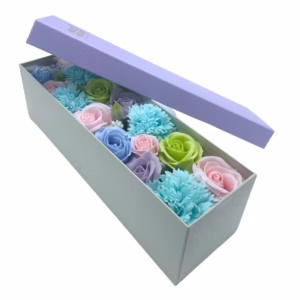 Caja Larga - Bendiciones de Bebé - Azules
