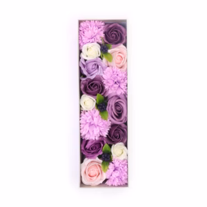 Boîte Longue - Lavande Rose & Oeillet
