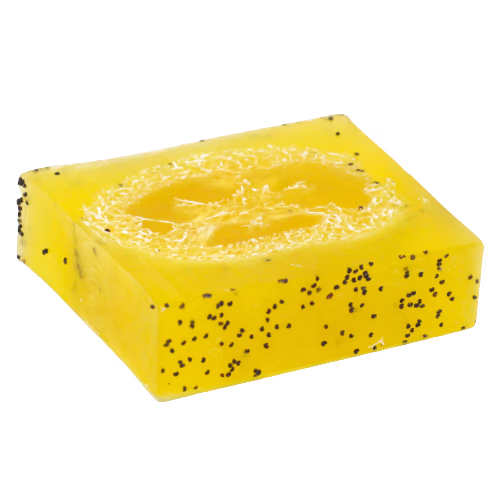 Loofah Soap Slice 115g - Peppermint & Herb Scrub
