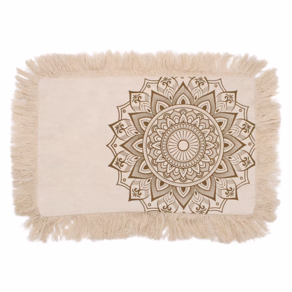 Lotus Mandala  Cushion - 30x50cm - bronze – Bild 2
