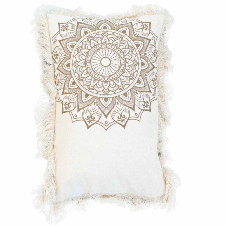 Lotus-Mandala-Cushion-30x50cm-bronze