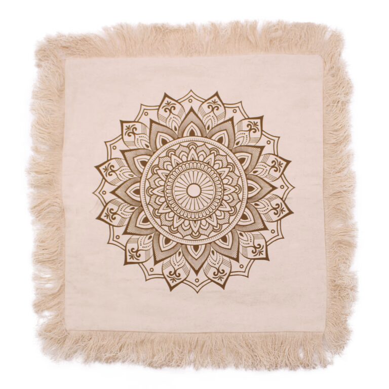 Lotus-Mandala-Cushion-60x60cm-bronze