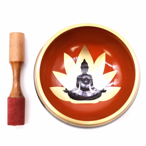 Buddha Syngeskålsett - Svart/Oransje 14 cm Stor - Bilde 7
