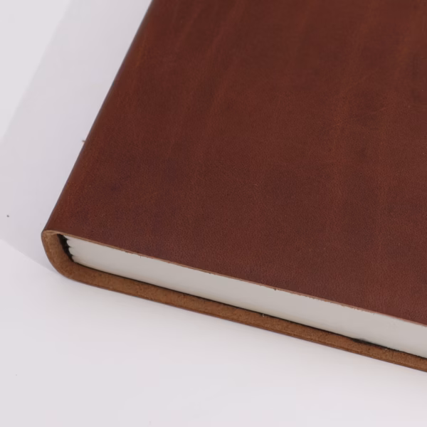 Dark Tan Daily Notisbok Notatbok - 100 Linjerte Sider - 20x15cm Stor - Bilde 3