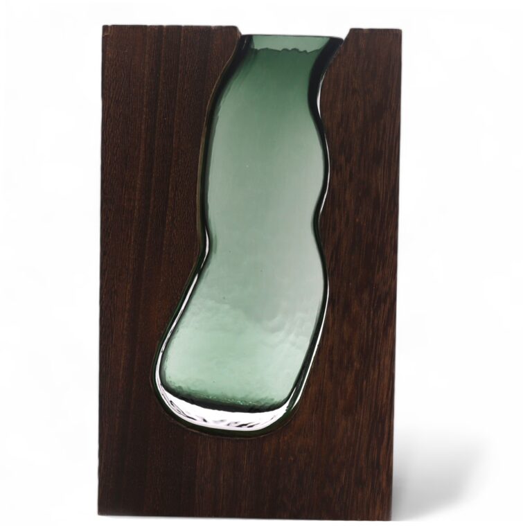 Lrg-Glass-Vase-Terarium-inside-Dark-Tung-Wood-18x5x32cm