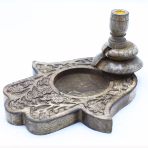 Mango Wood Backflow Burner - Hamsa Stor
