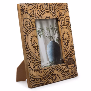 Bilderamme I Mangotre (For 13x18Cm) 28x23x2cm - Buddha - Svart