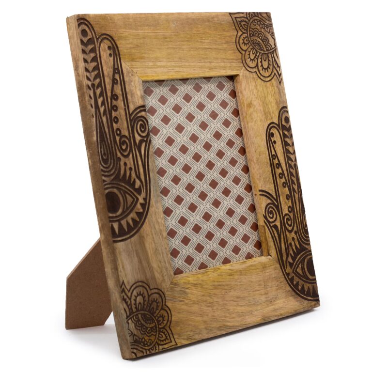 Lrg-Mango-Wood-Picture-Frame-for-13x18cm-28x23x2cm-Hansa-Black