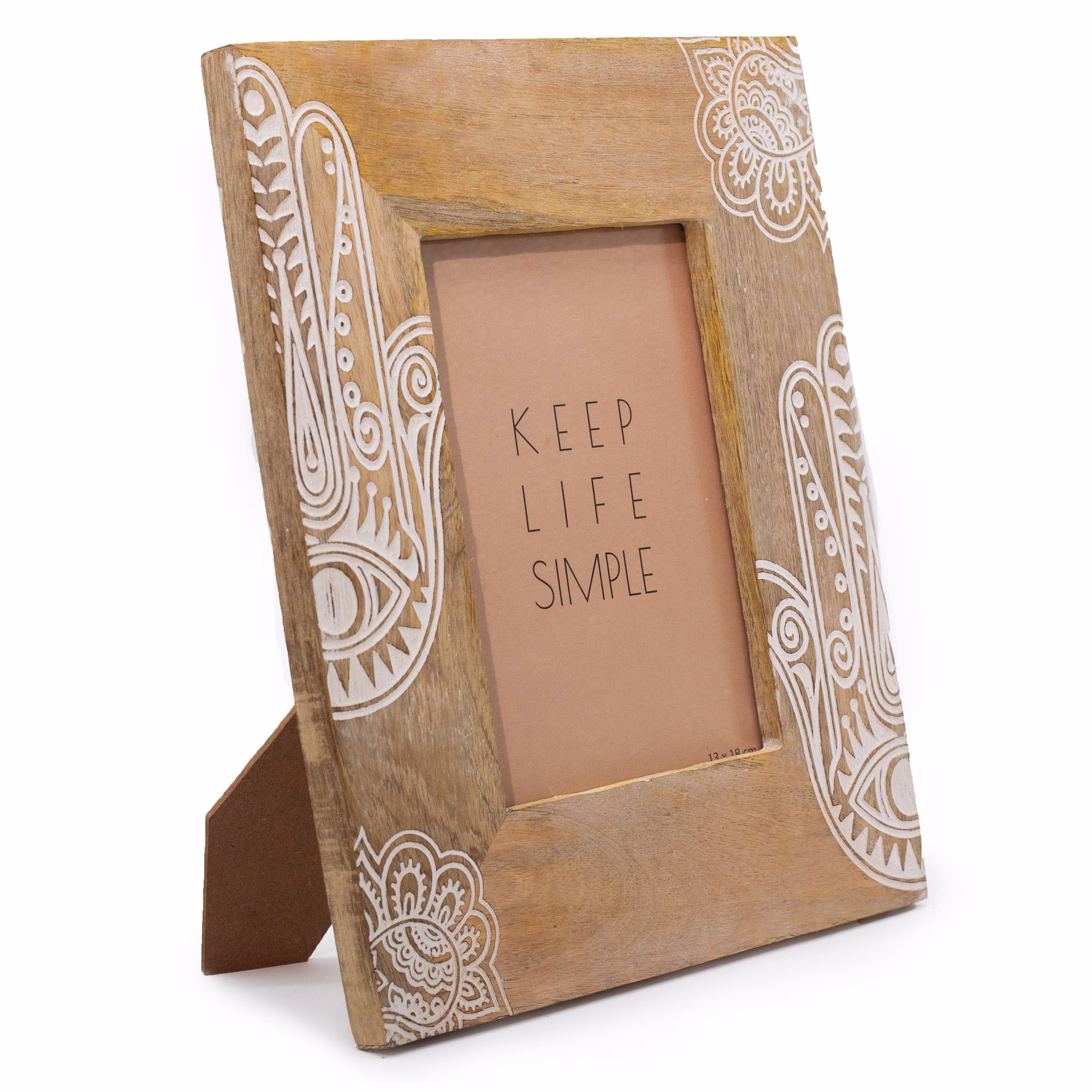 Lrg-Mango-Wood-Picture-Frame-for-13x18cm-28x23x2cm-Hansa-White