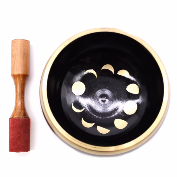 Ensemble De Bols Chantants Phase De Lune - Grand - Noir 14Cm – Image 5