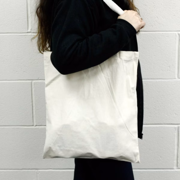 Natural 6Oz Bomullspose 38x42Cm Stor - Bilde 2