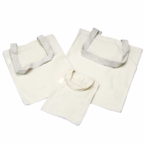 Naturlig 6oz Bomuldspose - Stor