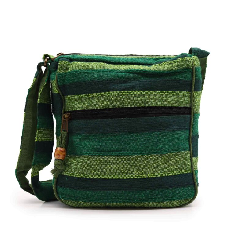 Lrg-Nepal-Sling-Bag-Adjustable-Strap-Forest-Green