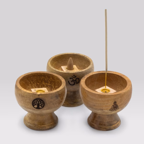 Ritual Bowl Røkelseskjegleholder 11x10 cm - Livets Tre Stor - Bilde 2