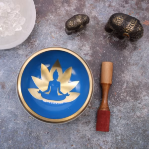 Yoga Moves Klankschalenset - Wit/blauw - Groot