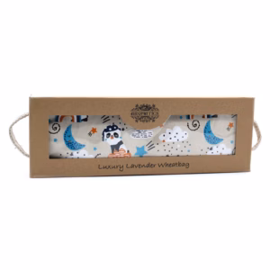 Sac de Blé de Luxe à la Lavande dans une Boîte Cadeau - Panda Endormi