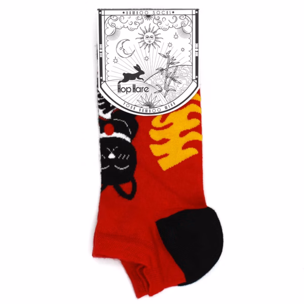 M/L Hop Hare Bambussokker Lav (41-46) - Lucky Cat - Bilde 2