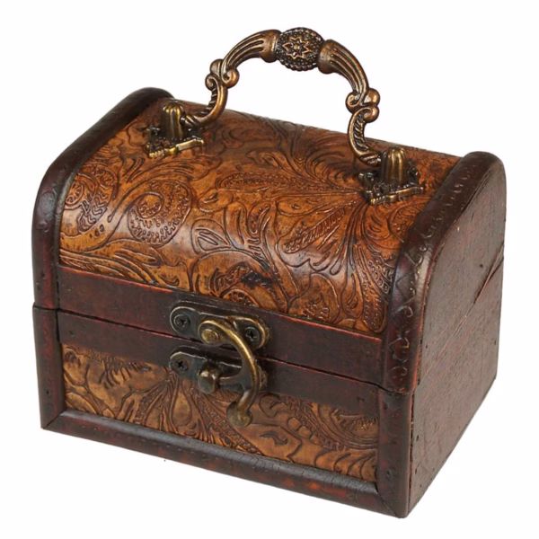 Mlrg Colonial Boxes - Floral Embossed