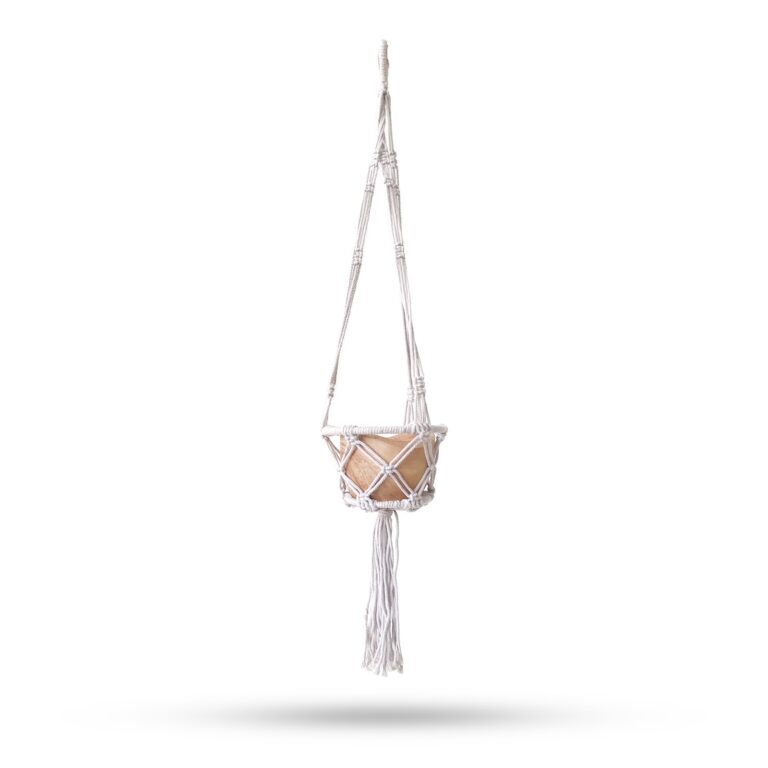 Macrame-Hooped-Pot-Holder-Small-Natural-16cm-Hoop