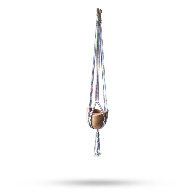 Macrame-Pot-Holder-Classic-Pastal-Tones-Bathroom-Med-Pot