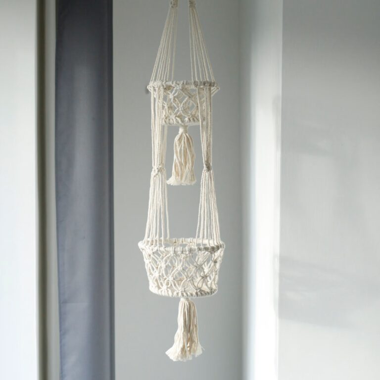 Macrame-Pot-Holder-Double-Holder