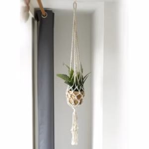 Macrame Pot Holder - Large Pot Holder - Extra Long