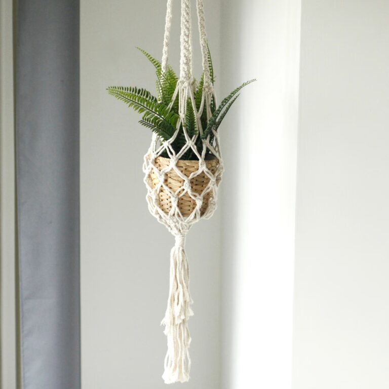 Macrame-Pot-Holder-Large-Pot-Holder-Extra-Long