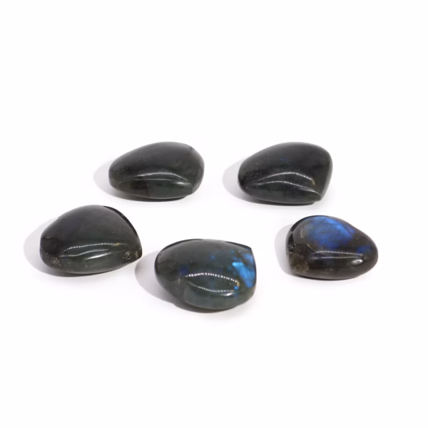 Madagaskar Labradoritt Hjerter Stener (Ca. 17-31Gm 30-40mm) - Bilde 2