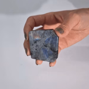 Madagaskar Labradorit Gravsten (Ca. 80 - 168g 40 - ) - 60mm