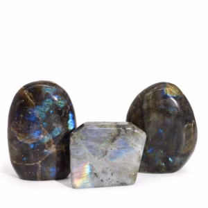 Madagaskar Labradorit Gravsten (Ca. 80 - 168g 40 - ) - 60mm